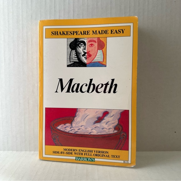 Macbeth Shakespeare made easy modern English version plus full original text - Picture 1 of 2